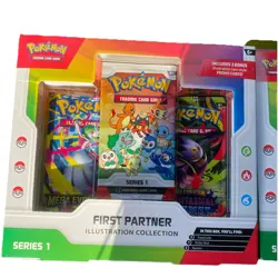 Pokemon TCG First Partner Illustration Collection Series 1 Lot of 2 Sealed - Image 2