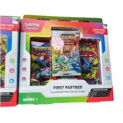 Pokemon TCG First Partner Illustration Collection Series 1 Lot of 2 Sealed - Image 3