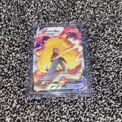 Pokemon Pikachu VMAX TG17/TG30 Full Art Trainer Gallery Holo Lost Origin - Image 1