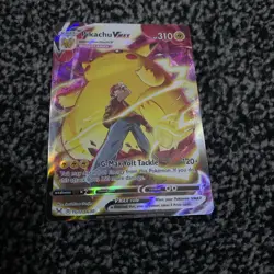 Pokemon Pikachu VMAX TG17/TG30 Full Art Trainer Gallery Holo Lost Origin - Image 2