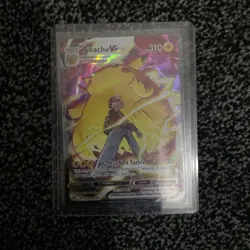 Pokemon Pikachu VMAX TG17/TG30 Full Art Trainer Gallery Holo Lost Origin - Image 3