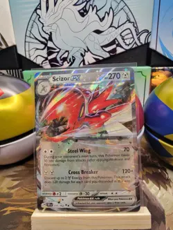 Scizor ex - 111/162 Temporal Forces Double Rare Pokemon - NM/MINT - Image 1