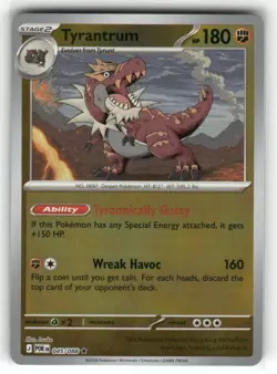 Tyrantrum 045/088 Reverse Holo Perfect Order Pokemon TCG - Image 1