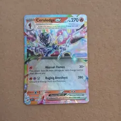 Pokemon TCG Ceruledge EX 036/191 Surging Sparks Double Rare SV08 2024 English NM - Image 1