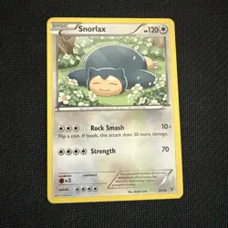 Pokemon TCG Snorlax Basic 120 HP 26/39 Kalos Starter Set Common Regular - Image 1