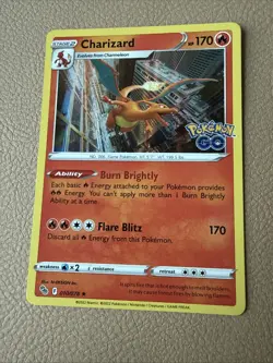Charizard 010/078 Pokemon GO Halo and Reverse Holo Lot Of 2 - Image 3