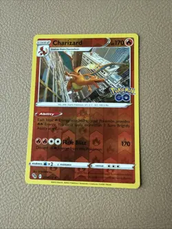 Charizard 010/078 Pokemon GO Halo and Reverse Holo Lot Of 2 - Image 5