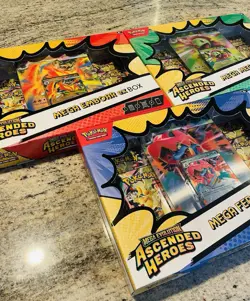 Pokemon TCG Ascended Heroes Ex Box Set of 3 NEW & Sealed Lot - Image 3