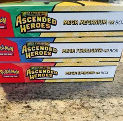 Pokemon TCG Ascended Heroes Ex Box Set of 3 NEW & Sealed Lot - Image 4