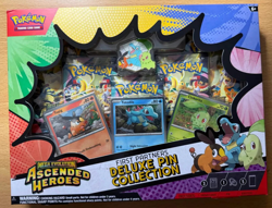 Pokemon TCG Mega Evolution Ascended Heroes First Partners Deluxe Pin Collection - Image 1