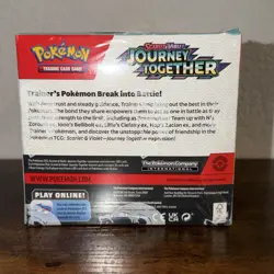 Scarlet Violet Journey Together ENHANCED BOOSTER BOX Sealed 36 Packs(small tear) - Image 2