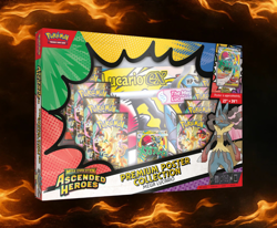 Pokemon TCG: Ascended Heroes Premium Poster Collection Mega Lucario Sealed Box - Image 1