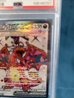 2023 POKEMON OBF EN-OBSIDIAN FLAMES ULTRA RARE #215 CHARIZARD EX PSA 10 - Image 4