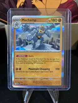 Holo Machamp 068/165 Rare Scarlet and Violet 151 Pokemon TCG / Pack Fresh New - Image 1