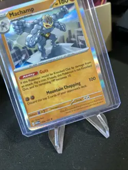 Holo Machamp 068/165 Rare Scarlet and Violet 151 Pokemon TCG / Pack Fresh New - Image 3