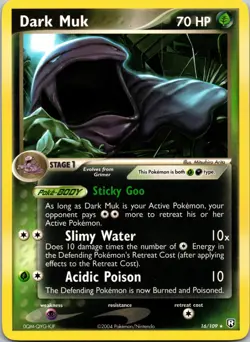 Dark Muk 16/109 EX Team Rocket Returns Non-Holo Vintage NM - Image 1