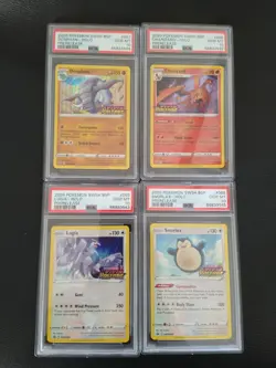 Pokemon SWSH066 067 068 069 Vivid Voltage Build and Battle Prerelease PSA 10 Set - Image 1