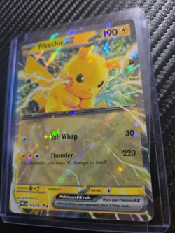 Pikachu ex 028/131 Sv: Prismatic Evolutions Holo Pokemon TCG NM - Image 2