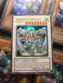 Yugioh Stardust Dragon TDGS-EN040 Unlimited Edition Ultra Rare - Image 1