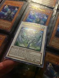 Yugioh Stardust Dragon TDGS-EN040 Unlimited Edition Ultra Rare - Image 2