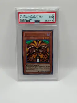 2010-17 Yu-Gi-Oh! Exodia the Forbidden One #124 LOB Reprint PSA 9 MINT - Image 1