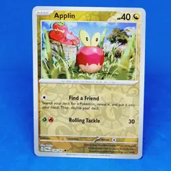 Applin Reverse Holo 126/167 Twilight Masquerade Pokemon Card 2024 Tcg Ccg - Image 1