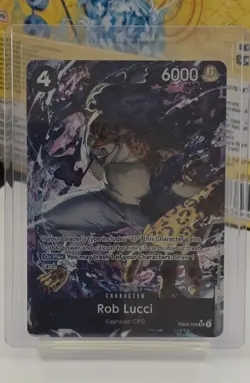 One Piece TCG Rob Lucci EB04-048 SR - Alt Art - Adventure on Kamis Island - Image 3