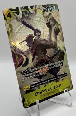 One Piece CCG Charlotte Cracker OP03-108 Alt Art SR - English - MINT - Image 2