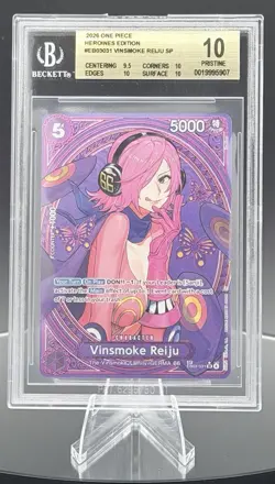 BGS 10 Pristine Reiju EB03 Heroines SP One Piece Alt Art - Image 1