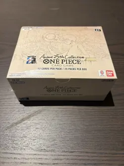 EXTRA BOOSTER: ANIME 25TH COLLECTION BOX ONE PIECE SEALED ENGLISH 24 PACKS - Image 1