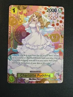 Charlotte Pudding SP OP03-112 OP08 Two Legends One Piece TCG - Image 1