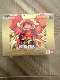 One Piece Premium Booster Box The Best PRB-01 Factory Sealed English - Image 1