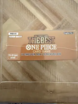One Piece Premium Booster Box The Best PRB-01 Factory Sealed English - Image 3
