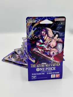 One Piece TCG: The Azure Sea's Seven Sleeved Booster OP-14 English - Lot of 12 - Image 1