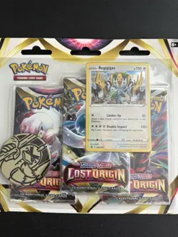 Pokemon TCG Lost Origin 3 Pack Blister BRAND NEW SEALED Regigigas - Image 2