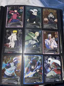 send offers Naruto original TCG Super Rare MINT card binder/lot - Image 1