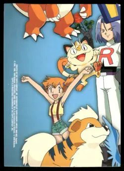 Pokemon Cards TV8 Gary Oak Topps Trading Cards Series 1 LP *3 - Image 2