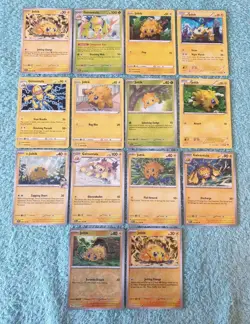 JOLTIK & GALVANTULA BUNDLE OF POKEMON CARDS - Image 1