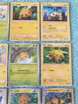 JOLTIK & GALVANTULA BUNDLE OF POKEMON CARDS - Image 3