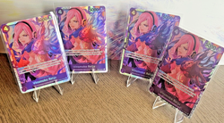 x4 Vinsmoke Reiju OP06-069 SR ONE PIECE Tcg Card Game NM PURPLE - Image 1