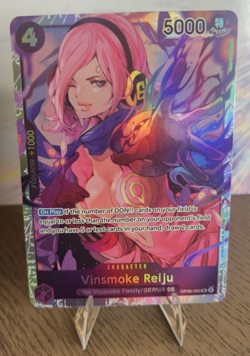 x4 Vinsmoke Reiju OP06-069 SR ONE PIECE Tcg Card Game NM PURPLE - Image 2