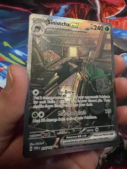 Pokemon Sinistcha ex 210/167 Special Illustration Rare Holo Card Twilight M Mint - Image 1