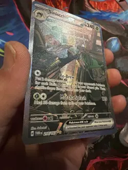 Pokemon Sinistcha ex 210/167 Special Illustration Rare Holo Card Twilight M Mint - Image 2