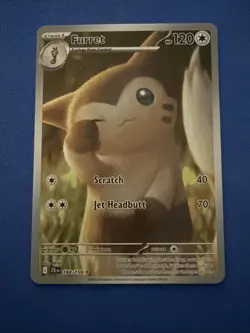 Pokemon TCG Furret Card Journey Together 168/159 Near Mint Condition - Image 1