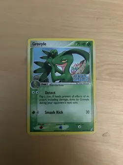Grovyle 32/100 EX Crystal Guardians Pokemon Card Reverse Holo Stamped Rare MP/HP - Image 1