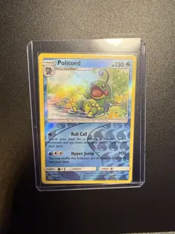 Politoed 25/145 Sm-Guardians Rising Reverse Holo Rare TCG Foil Pokemon Card - Image 3