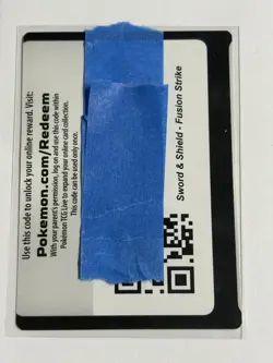 OC Error Pokemon TCG Misprint Code Card Fusion Strike Miscut - Image 1