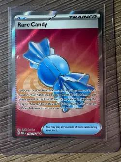 Pokemon TCG Mega Evolution Trainer Holo Card 175/132 Rare Candy - Image 1