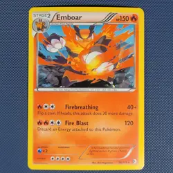 Emboar 26/149 - Boundaries Crossed - Promo Cosmos Holo Pokemon Card - M / NM - Image 1