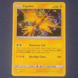 Zapdos 24/68 - Hidden Fates - Rare Holo Pokemon Card - NM - Image 1
